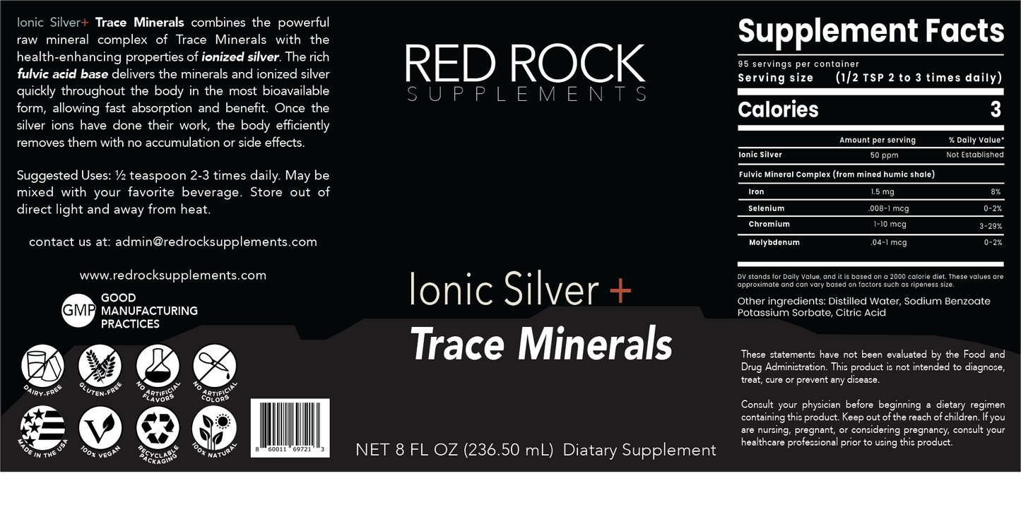 Ionic Silver + Trace Minerals (8oz)
