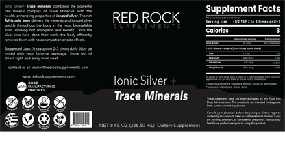 Ionic Silver + Trace Minerals (8oz)